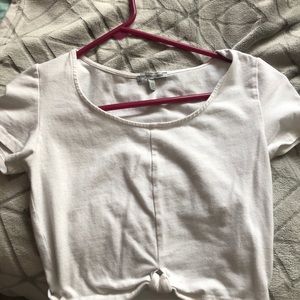 White Crop Top